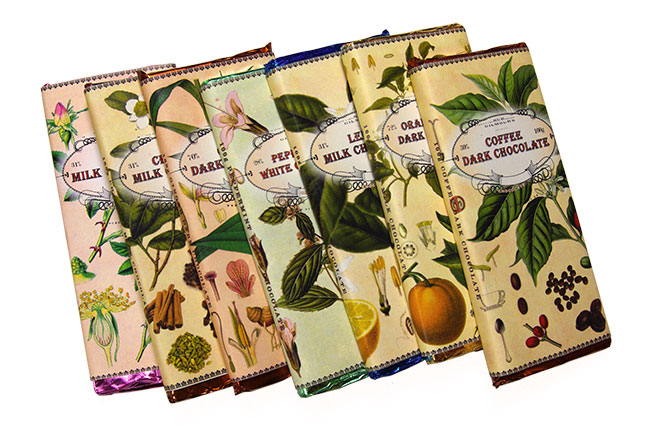 Sue Gilmour's Botanical Chocolate Bars