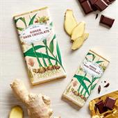 Ginger dark chocolate bar - Botanical range