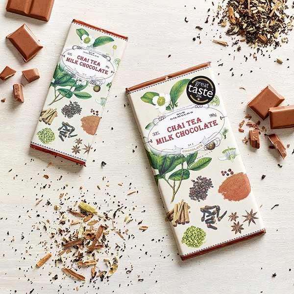 Chai Tea milk chocolate bar - Botanical range 